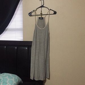 Navy Striped Dress